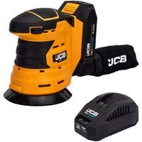 JCB 18V ORBITAL SANDER, 2AH BATTERY AND CHARGER | 21-18OS-2X