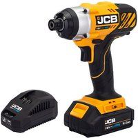 JCB 18V Impact Driver with 2.0AH Lithium-Iion Battery and 2.4A Charger | 21-18ID