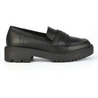 'Emilia' Lace up Flat Chunky Sole Low Platform Low Heel Brogues