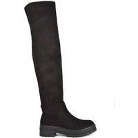 'Rosalia' Flat Chunky Sole Over the Knee Thigh High Long Boots