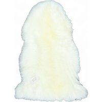Infinity Leather Genuine Sheepskin Natural Soft Fluffy Real Wool Rug in White | Size: 90cm x 60cm