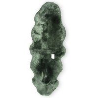 Infinity Leather Luxury Genuine Sheepskin Double Natural Fluffy Soft Real Wool Rug in Green | Size: 180cm x 60cm