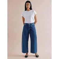 Albaray Indigo Barrel Leg Jeans - Blue