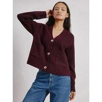 Albaray Cosy Relaxed Cardigan - Red