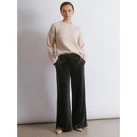 Albaray Velvet Wide Leg Trouser