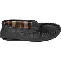 Celtic & Co Men's British Golf Moccasins in Black | Size: 8