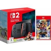 Nintendo Switch 2 256GB with Mario Kart World + Street Fighter 6: Year 1-2 Fighters Edition - Black, Black