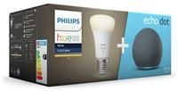 AMAZON Echo Dot (4th Gen) & Philips Hue White Bluetooth E27 LED Bulb Bundle