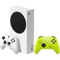 Xbox Series S 512 GB with Extra Electric Volt Wireless Controller - White, White