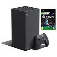 MICROSOFT Xbox Series X & EA Sports FC 24 (Download) Bundle - 1 TB, Black