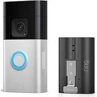 Ring Battery Video Doorbell Plus With Extra Battery