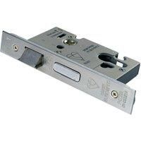 Euro Profile BS Double Cylinder Sashlock 64mm Depth Satin Stainless Steel