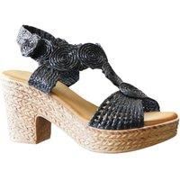 IVACHY Women's Stunning Summer Sandal in Black | Size: 6