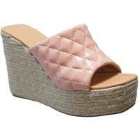 IVACHY Women's Summer Espadrille Sandals in Pink | Size: 7