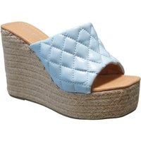 IVACHY Women's Summer Espadrille Sandals in Blue | Size: 7