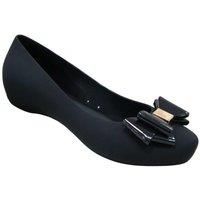 IVACHY Women's Slip-On Flat Simple Jelly Ballet Back To School or Casual Pump Shoes in Black | Size: 4