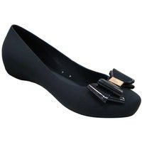 IVACHY Womens Jelly Ballet Shoes, Bow Details Slip-On Flats, Comfy Ladies Casual Wear Every-Day Closed Toe Ballerina Pumps Pink