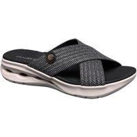 IVACHY Women's Comfort Criss-Cross Slide-On Sandals in Black | Size: 6