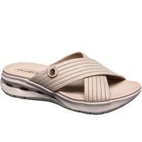 IVACHY Women/'s Comfort Criss-Cross Slide-On Sandals - Stylish Ease for Every Step- Available UK Size 3 to 7.5 UK Beige