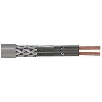 Time 2-Core CY Grey 0.75mm Screened Control Cable 100m Drum (550PY)