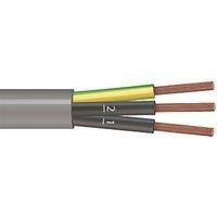 Time 3-Core YY Grey 2.5mm Unscreened Control Cable 1m Coil (721PY)