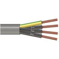 Time 4-Core YY Grey 0.75mm Unscreened Control Cable 1m Coil (451PY)