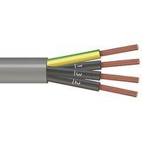 Time 4-Core YY Grey 1mm Unscreened Control Cable 1m Coil (525PY)