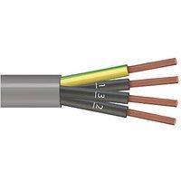Time 4-Core YY Grey 1.5mm Unscreened Control Cable 1m Coil (561RG)