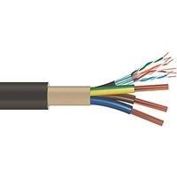 Time EV-Ultra Black 3-Core 6mm & Cat 5e 4-Pair EV Charging Cable 1m Coil (710RG)
