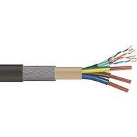 Time EV-Ultra Black 3-Core 6mm & Cat 5e 4-Pair Armoured EV Charging Cable 1m Coil (143RG)