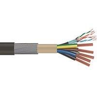 Time EV-Ultra Black 5-Core 6mm & Cat 5e 4-Pair Armoured EV Charging Cable 1m Coil (333RG)