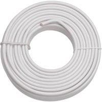 White RG6 Coaxial Cable - 25m