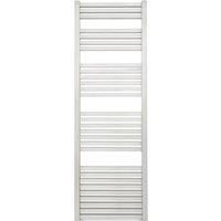 Time 1660mm x 550mm 2670BTU Silver Flat Designer Towel Radiator (211KL)