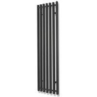 Time Trojan 1760mm x 390mm 5163BTU Black Vertical Designer Radiator (346KL)