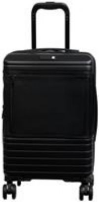 IT Hard Expandable 8 Wheel Cabin Suitcase - Black