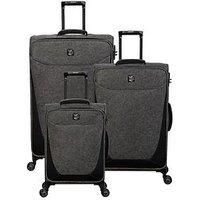 It Luggage Britbag Perissa 3Pc Suitcase Set - Tech Grey