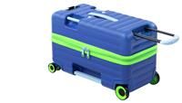 It Luggage Trunkryder True Blue Kiddies Ride-On Suitcase