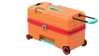 It Luggage Trunkryder Blazing Orange Kiddies Ride-On Suitcase