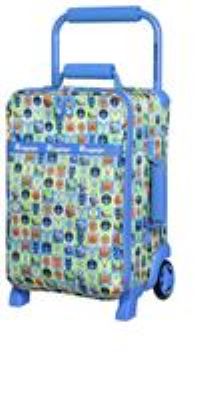 It Luggage Curisoity Minimals Blue Kiddies Suitcase