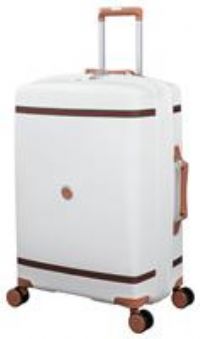 IT Luggage Expandable 8 Wheel Hard Suitcase - Medium, Cream
