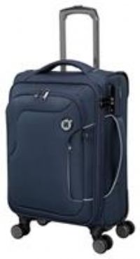 IT Luggage Expandable 8 Wheel Soft Suitcase - Small, Navy