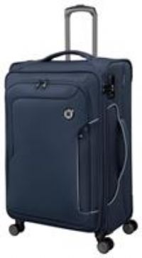 IT Luggage Expandable 8 Wheel Soft Suitcase - Medium, Navy