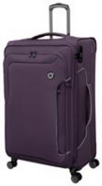 IT Luggage Expandable 8 Wheel Soft Suitcase - Large, Plum