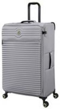 IT Luggage Expandable 8 Wheel Soft Suitcase - Large, Grey