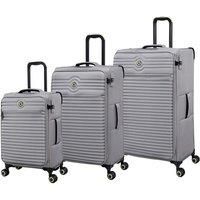 IT Luggage Set of Three Circulator Soft Shell Suitcases