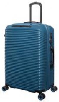 IT Luggage Expandable 8 Wheel Hard Suitcase - Medium, Blue