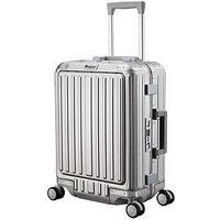 It Luggage Forcefield Silver Aluminium Cabin Suitcase