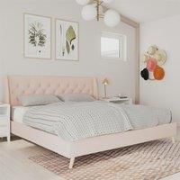 Thea King Linen Bed