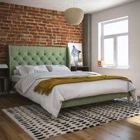 Novogratz Elena Double Linen Bed