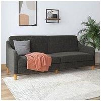 Jasper Linen Sprung Sofa Bed Green